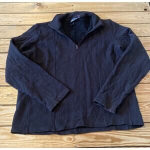 Ibex Wool 1/4 Zip Jacket Size Large Men’s Black